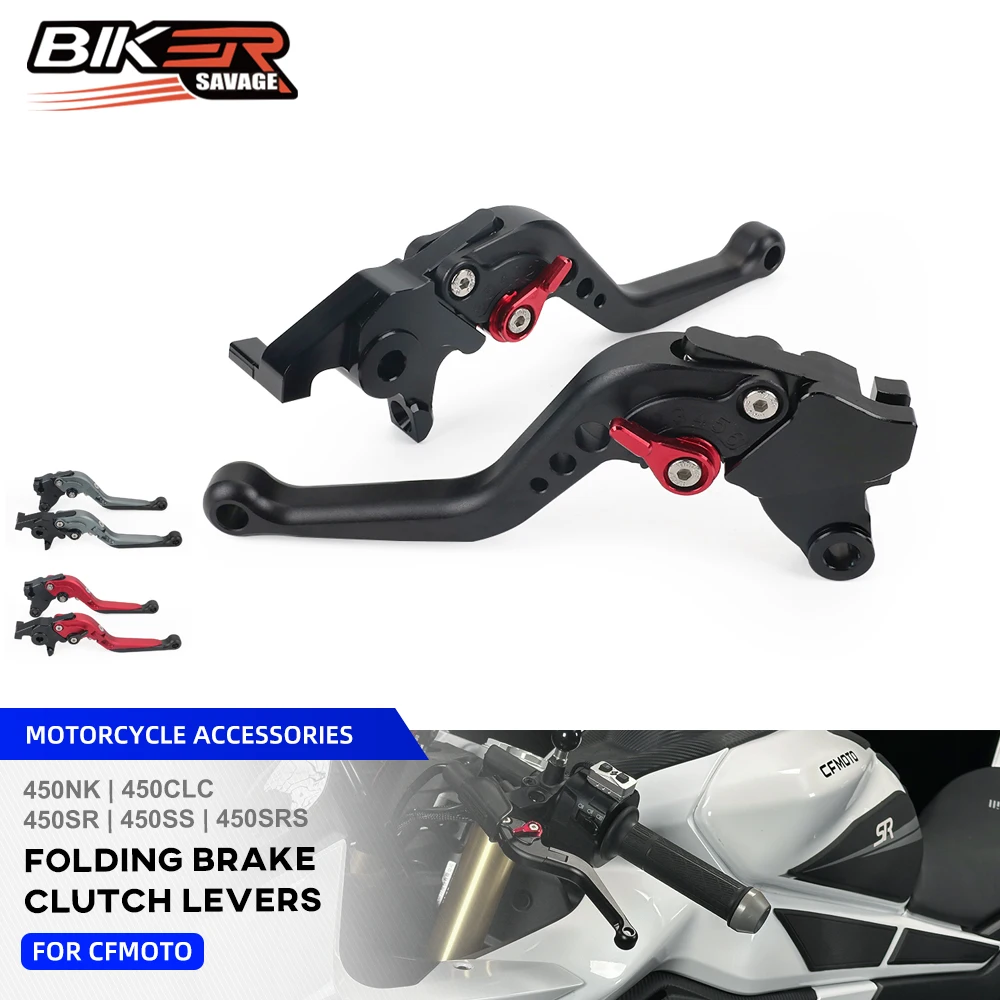 

2026 450CLC 450NK Brake Clutch Levers For CFMOTO 450SR 450 SS SRS 2023-2025 Folding Extending Front Control Handles Accessories