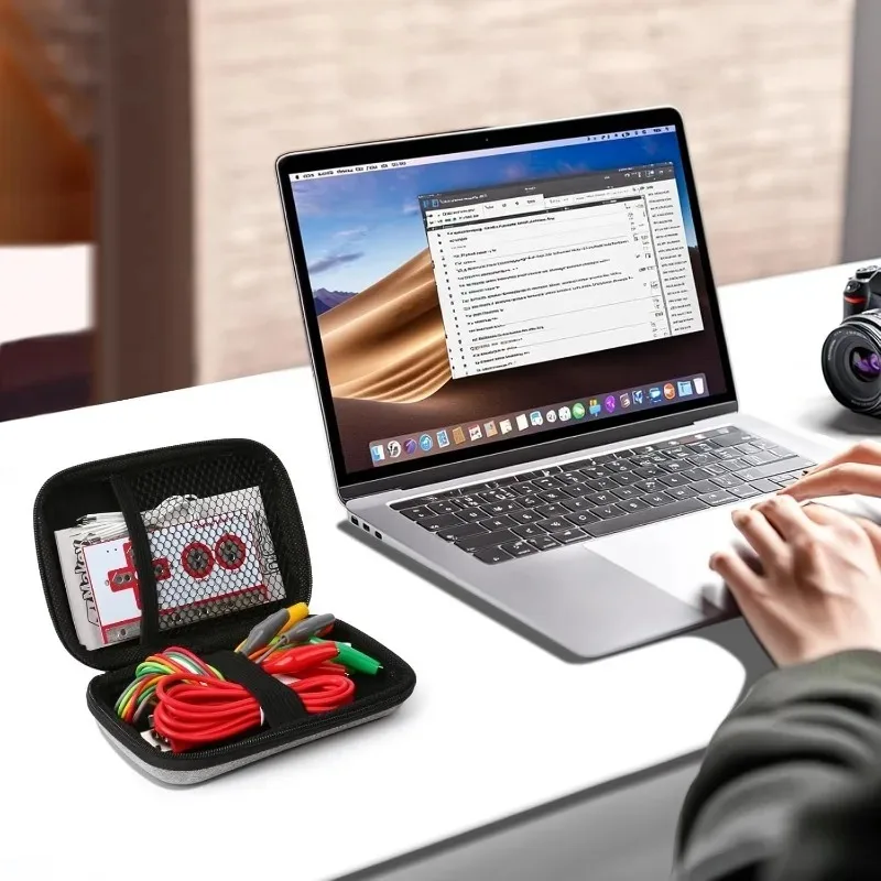 Portable Electronics Organizer Bag for Earphones Charger Cables Hard Drive EVA Hard Shell with Zipper Travel Case Carrying Pouch