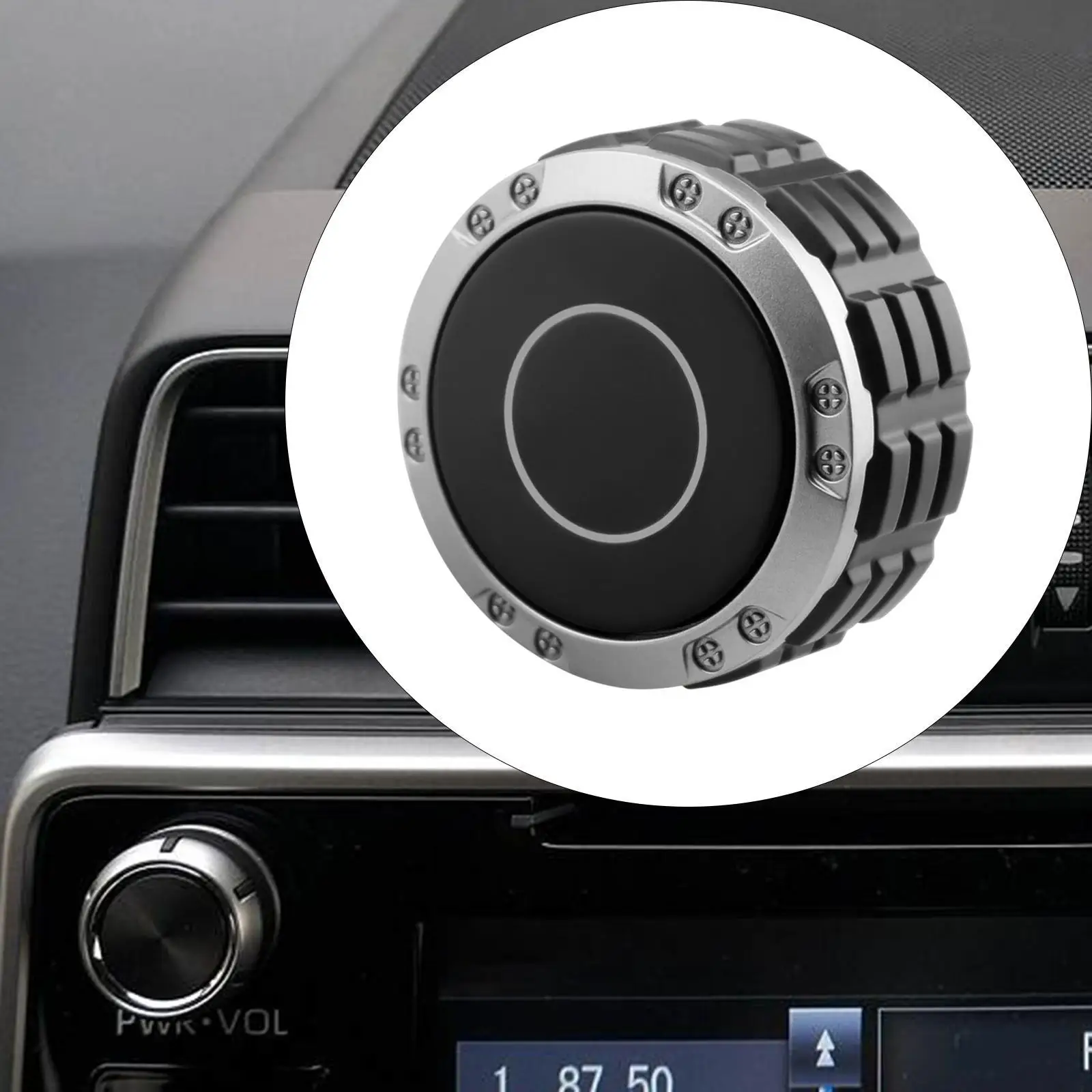 Black Plastic Car Radio Power Knob Easy Install Auto Volume Controller for Toyota for sequoia 2022 2025