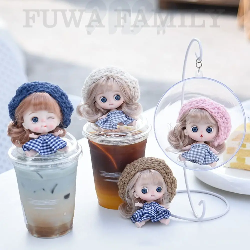 Creative OB11 BJD Doll Plush Doll Hair Loop 1/12 BJD Kawaii Doll Hairband Manual Cartoon OB11 BJD Doll Accessories Girl's