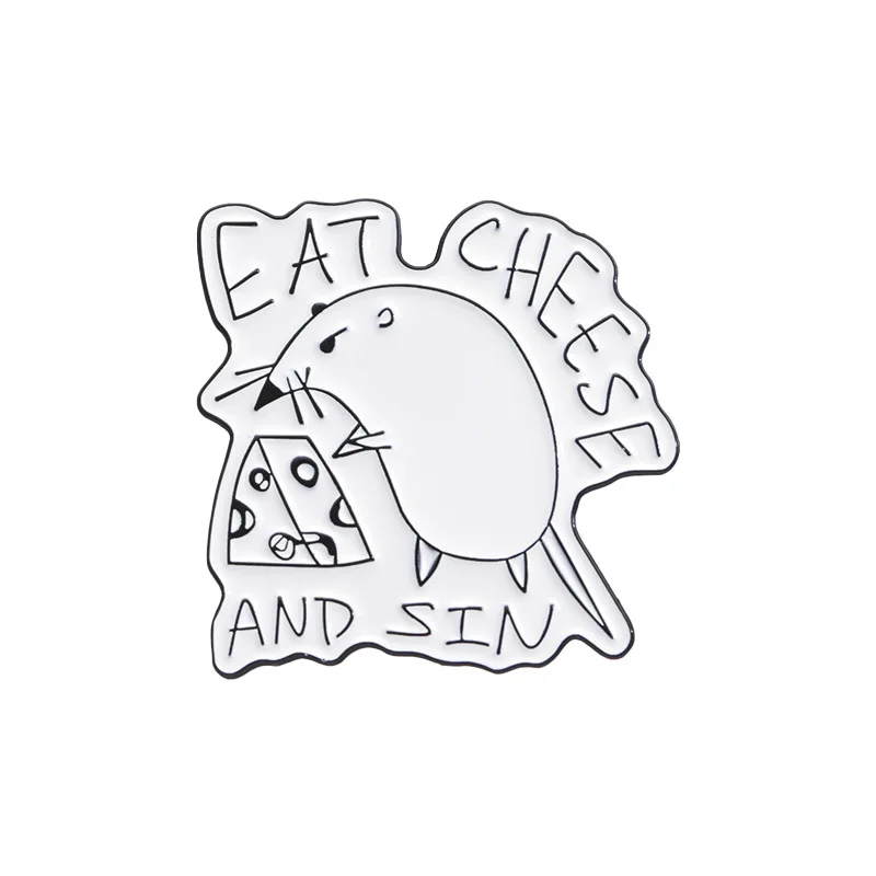 Cute Rat Series Kawaii Enamel Pins image