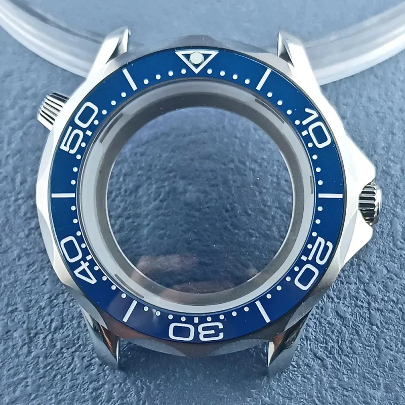 

Корпус часов Seamaster 41 мм, нержавеющая сталь 316L, сапфировое стекло, прозрачная задняя крышка, подходит для автоматического механизма NH35.