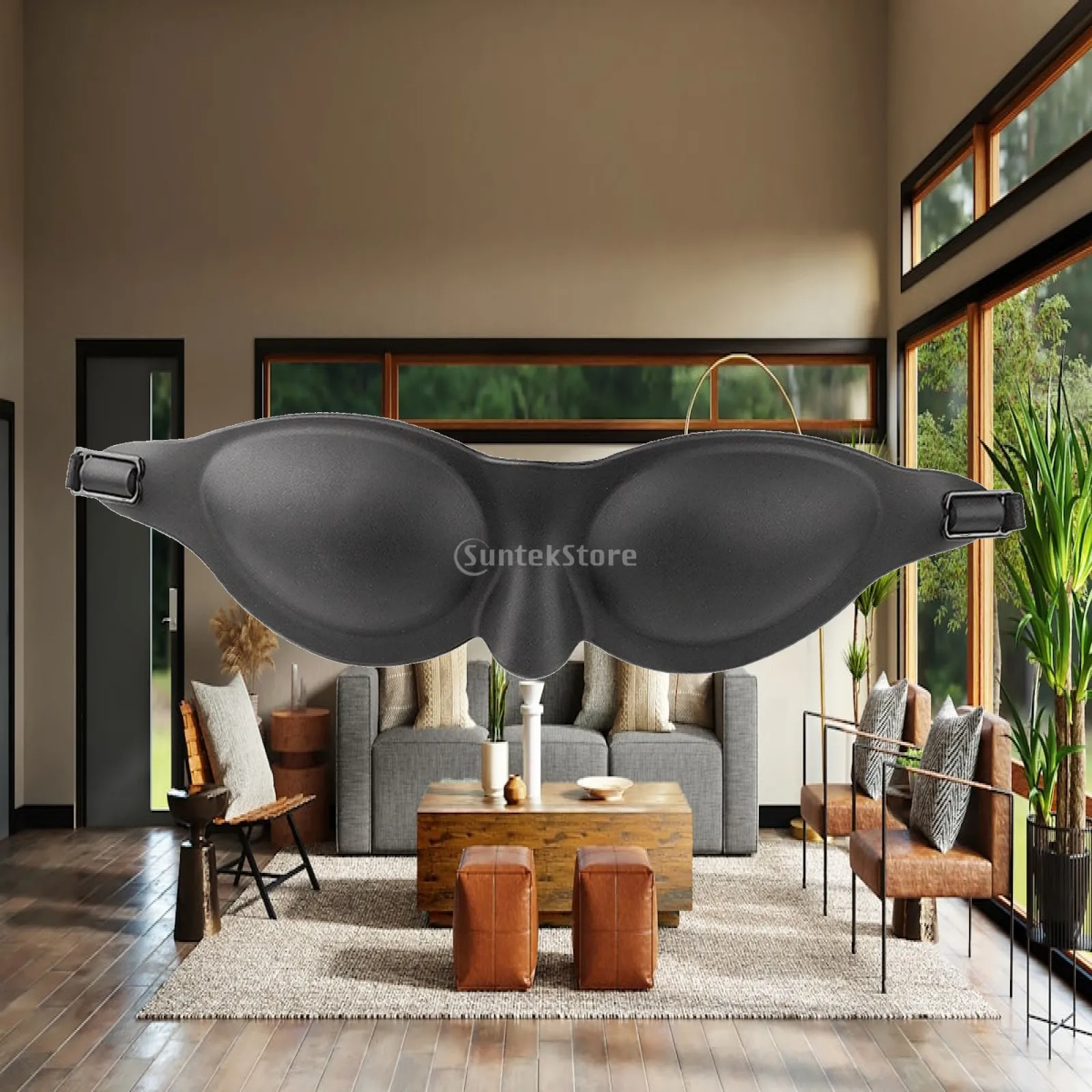 3D Sleep Mask Flexible Contoured Sleep Mask Comfortable Total Darkness for Travelers, Naps, Home