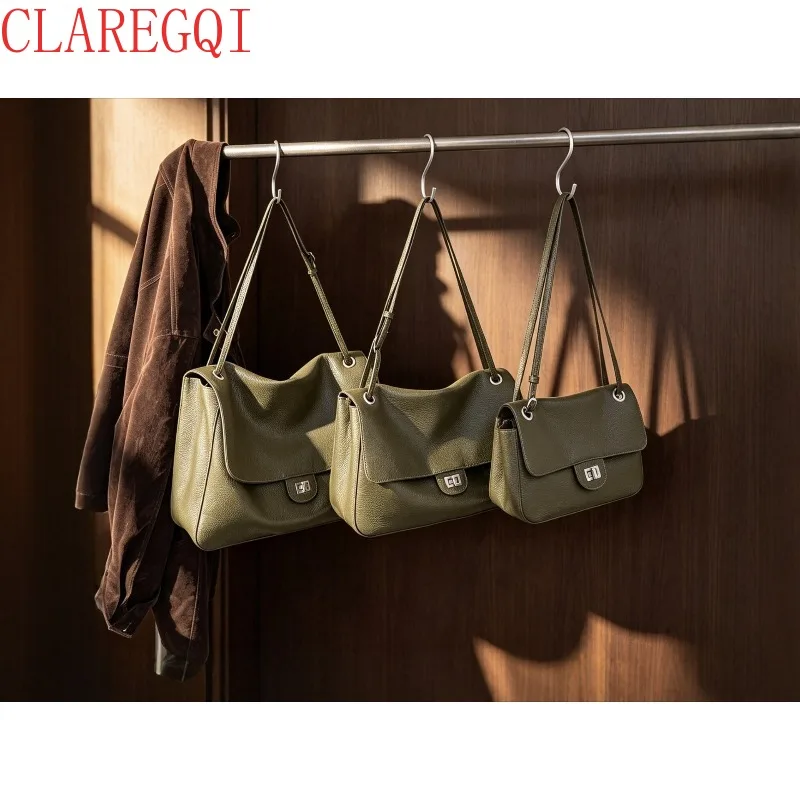 CLAREGQI  All Match  Fall Bags For Women Daily Over The Shoulder Bags For Women Large CapacityBe At Leisure Style Womens Bag