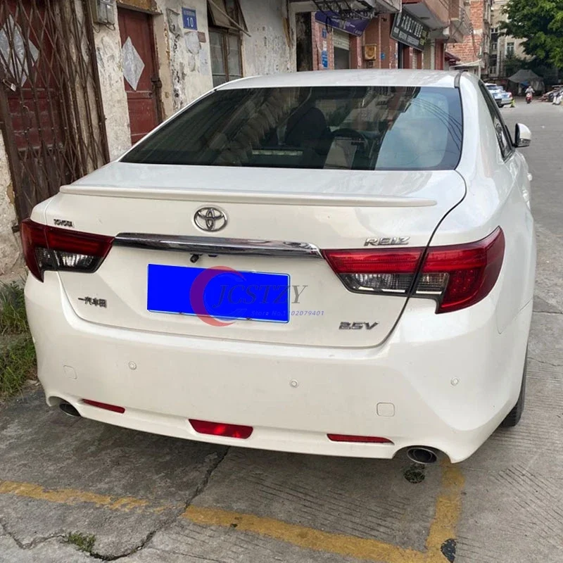 Mark X Reiz ABS Plastic Primer and lacquer Rear glass top wing Spoiler for TOYOTA Mark X with color 2010-2017 2011 2012 2013