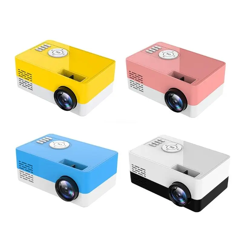 Portable LED Mini Projector Supports 1080P 23 Language Home Theater Dropship