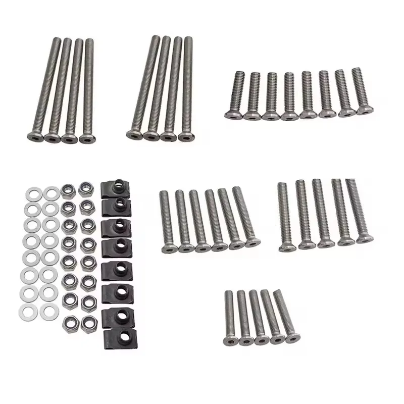 For Land Rover Defender 110 Stainless Steel Hinge Bolts Door Kit Front Rear  4 Door M8