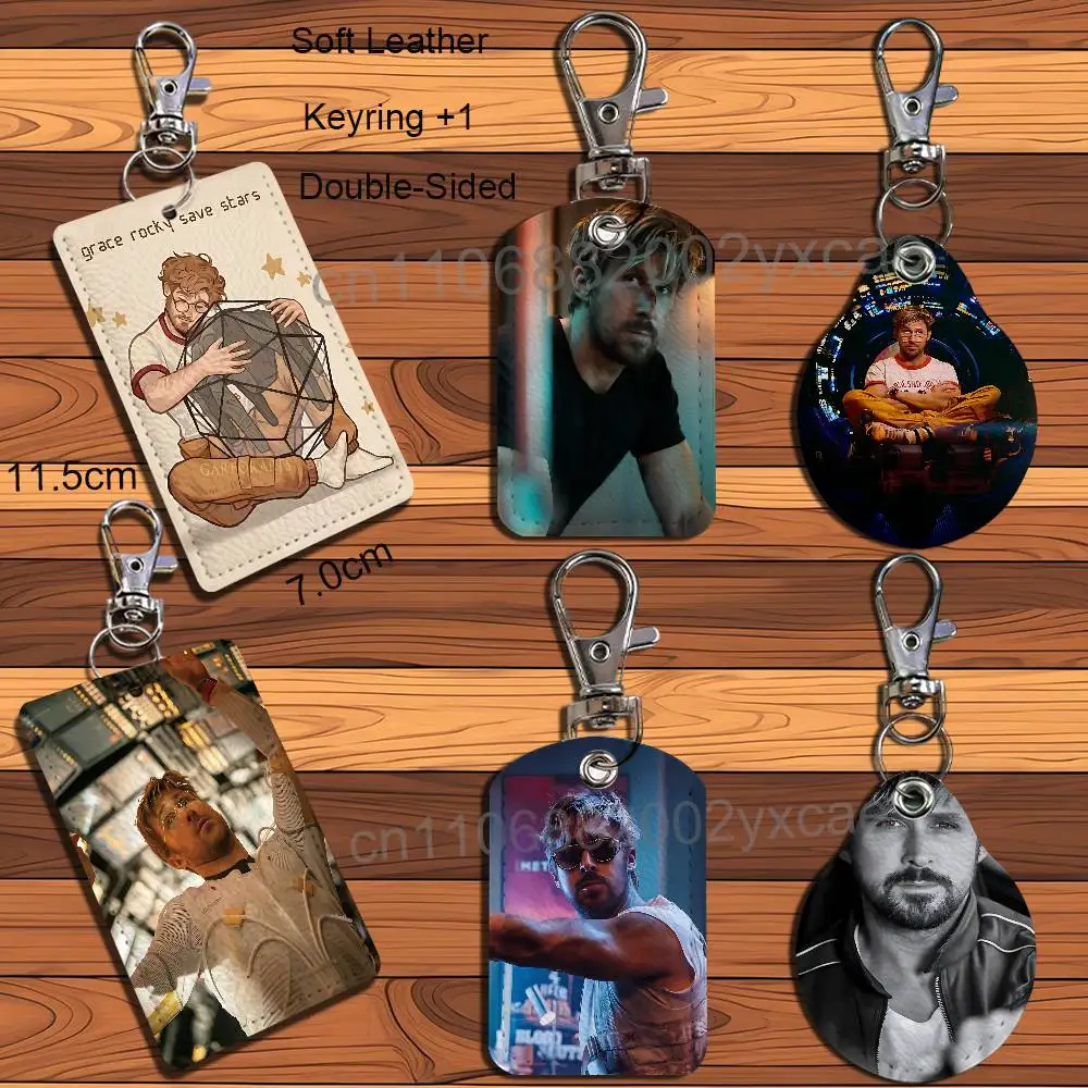 

movie Hail Mary Ryan Gosling Holder For Bank Business Work Card Holder Student Card Case Bus Card Keychain