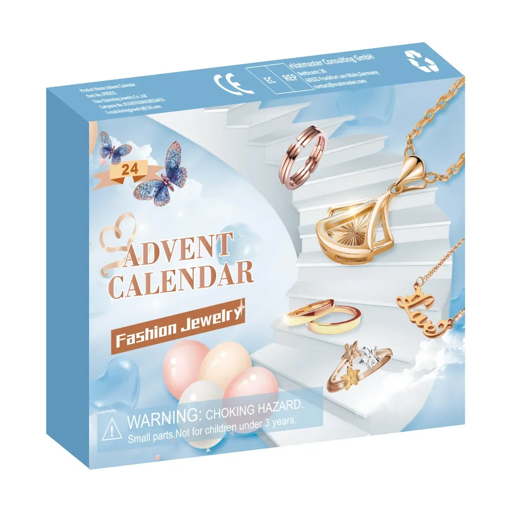 

Jewelry Advent Calendar 2025 For Women With Bracelets Necklace Earrings Rings Countdown 24 Days To Xmas Calendar Xmas Gifts