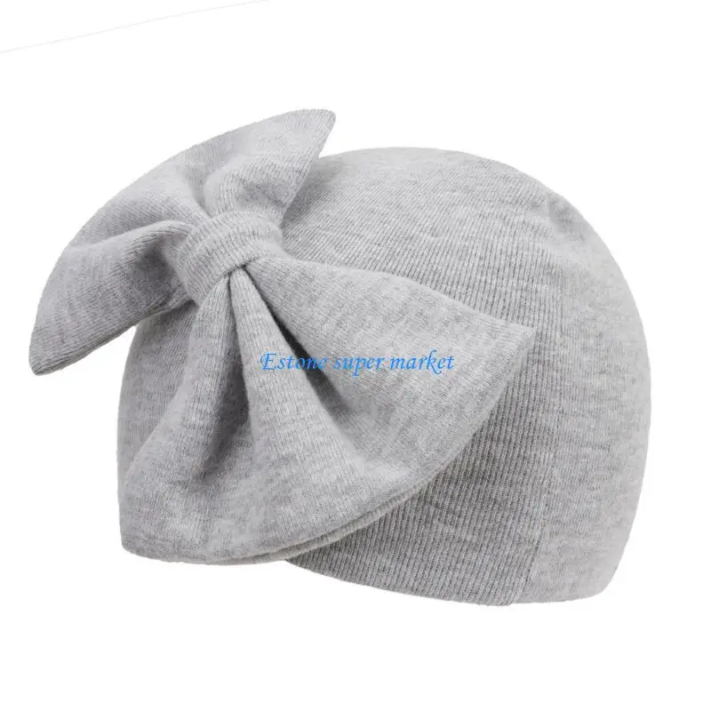 090B Newborn Muslin Hat Anti-Scratching Gloves Baby Boys Girl Color Hat Mittens