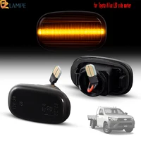 2x Led Normal Flash indicador lateral señal de giro luz intermitente para Toyota Hilux sr5 vigo mk6 pickup Picnic XM10 Lexus GS 300 JSZ147