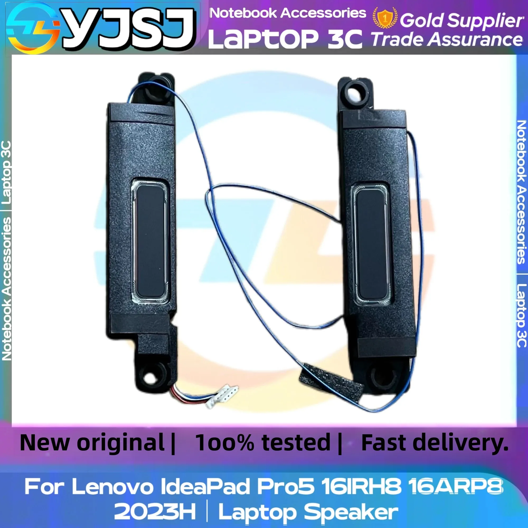 

New Original Laptop Notebook Audio Speaker For Lenovo IdeaPad Pro5 16IRH8 16ARP8 2023H built-in speaker horn audio PK230012YG0