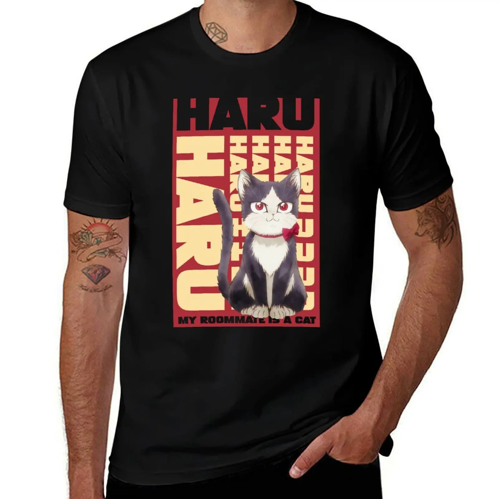 My Roommate Is A Cat - Haru T-Shirt Quick Dry Fishing T-Shirt