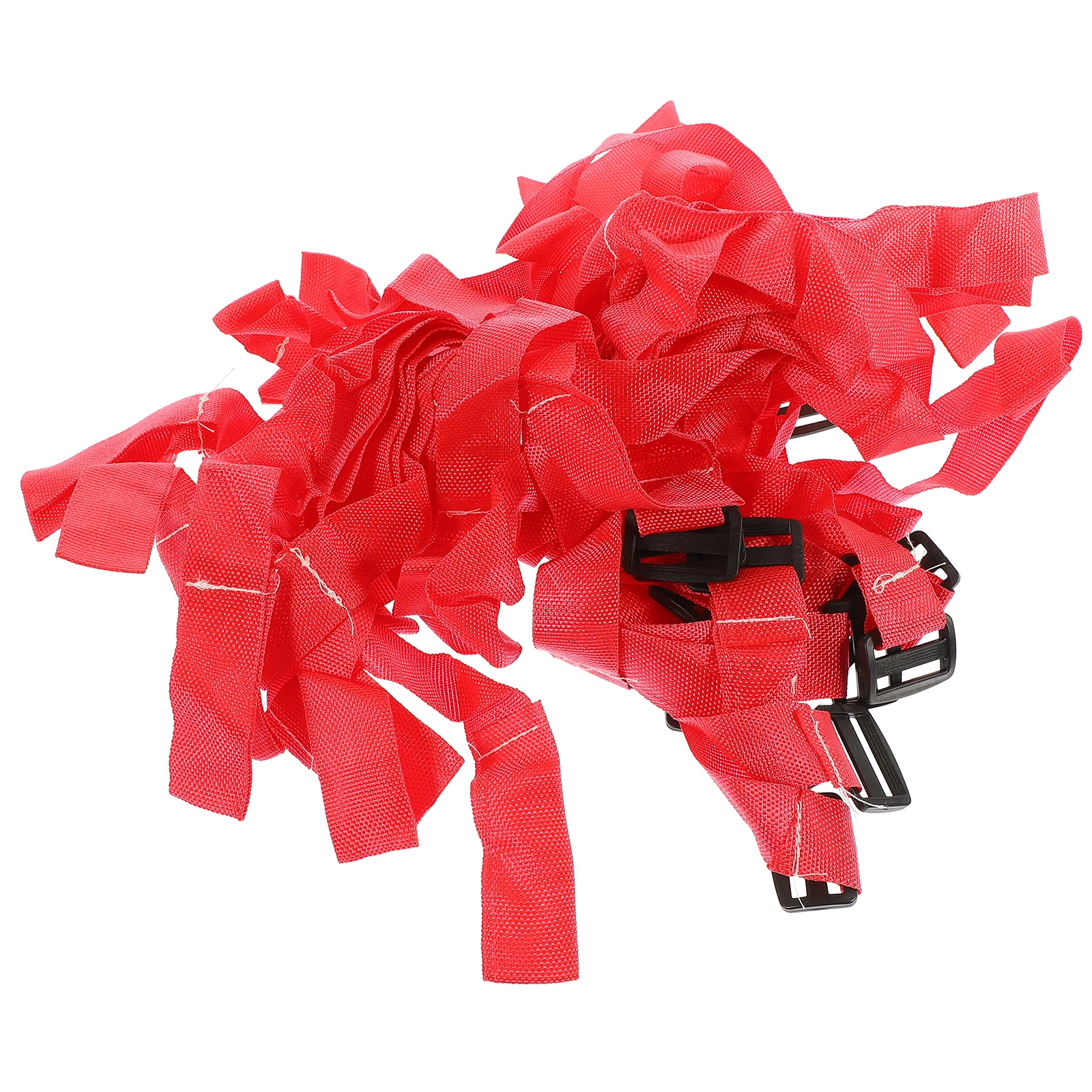 20pcs 레드 100cm 2 3cm 두꺼운 당기는 로프 어린이를위한 스쿠터 트위스트 자동차 흔들리는 자동차 견인 스트랩 마모 방지 재사용 가능