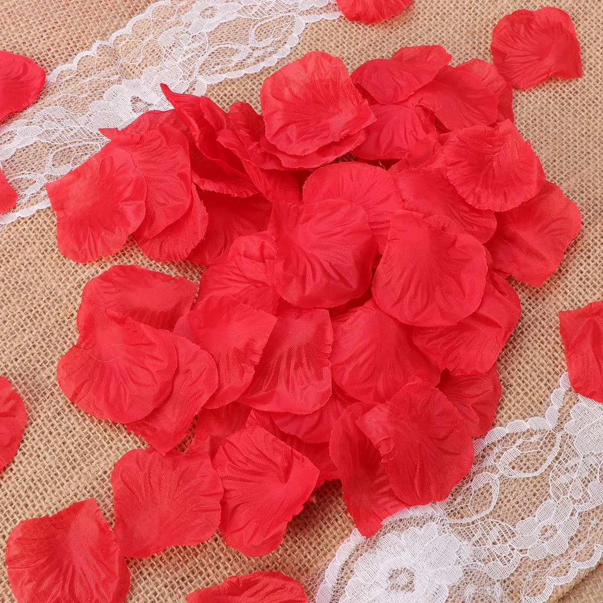 

2000 Pcs Silk Rose Petals Artificial Red Wedding Decoration Lifelike Reusable Flower Bulk Affordable Event Tossing Table