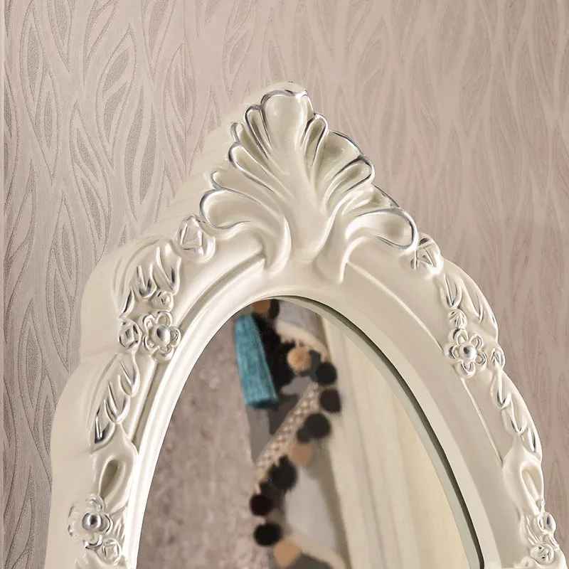 Specchi bianchi per camera da letto Design completo per tutto il corpo Specchio da pavimento grande di lusso moderno nordico Soggiorno Designer Miroir Sur Pied Furniture