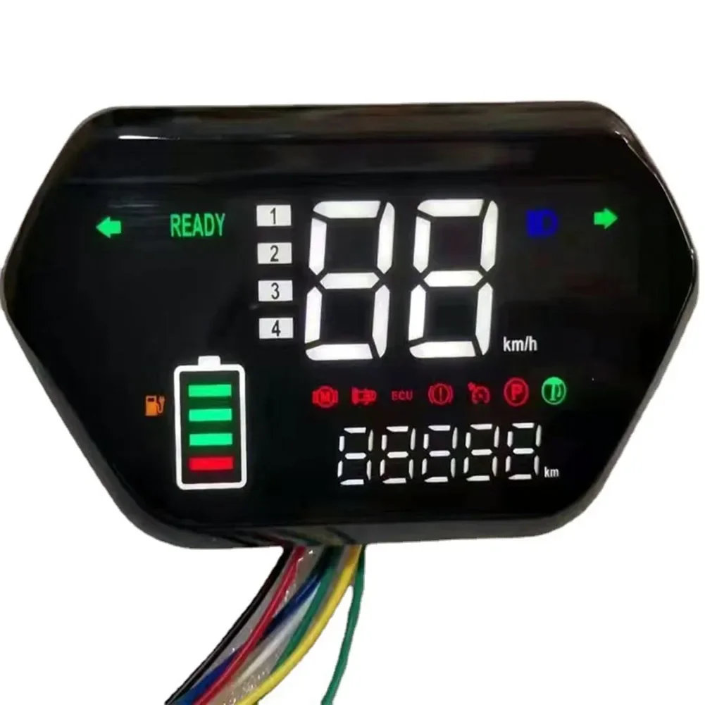 48V 60V 72V 6PIN LCD Display Electric Bike Meter Control Panel For EBike Electric Scooter Display Positive Negative Control Fit