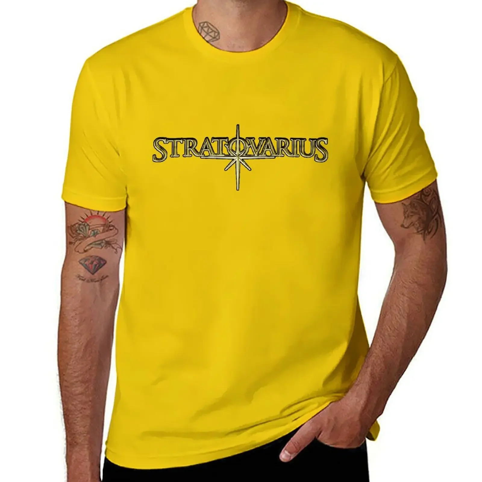 Stratovarius rock band Finnish T-Shirt boys whites plus sizes men t anime clothes new in tops & tees heavyweight Male Cartoon