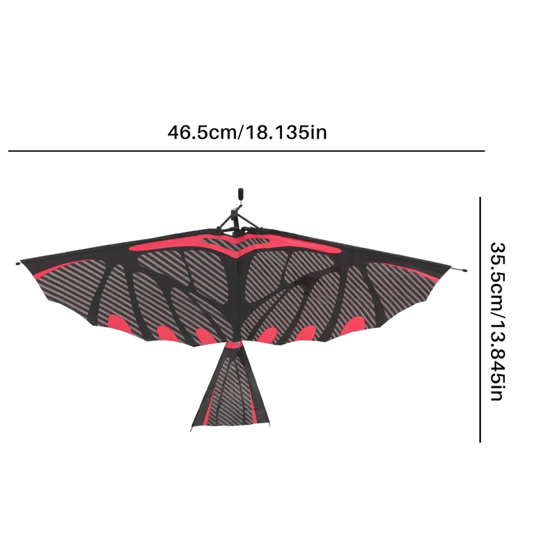 Ensamblaje de avión de fibra de carbono, modelo de avión Diy, pterosauro, banda de goma, avión biónico