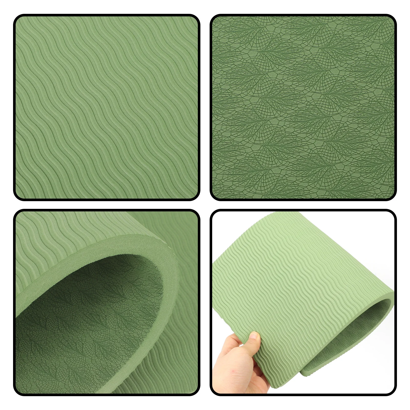 1Pair Yoga Knee Pad Elbow Cushion Non-Slip Household Support Padding Durable Fitness Exercise Yoga Mat Accessory