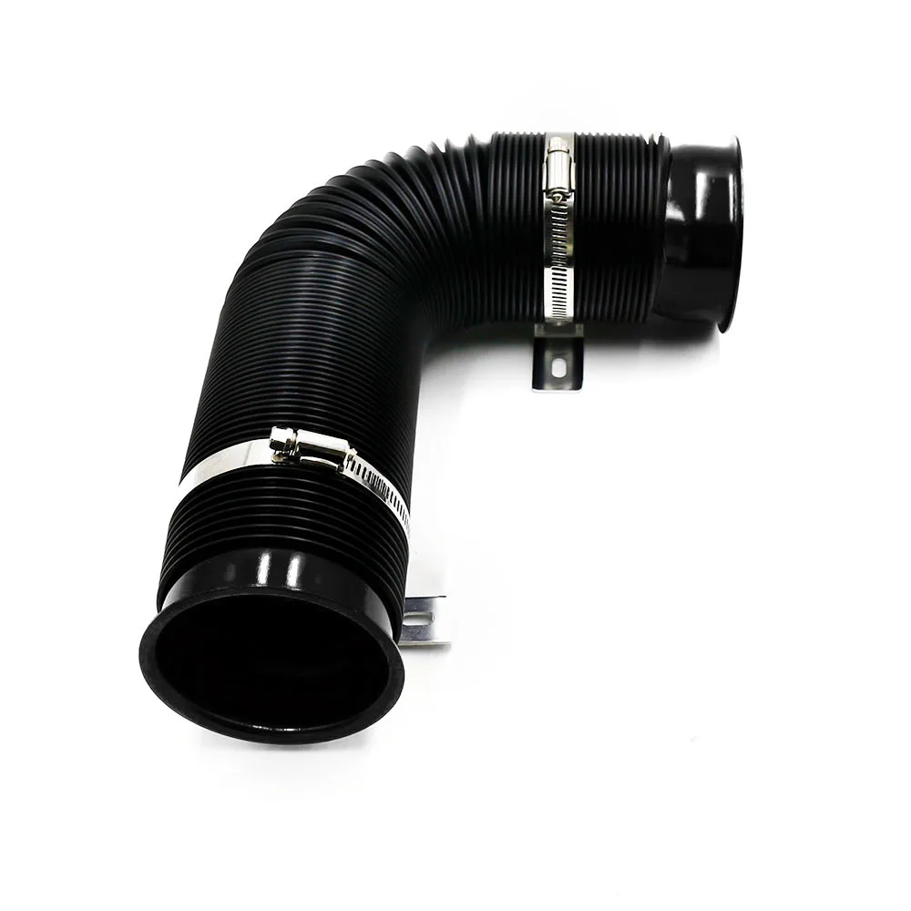 

BX100458 76mm Expandable Air Intake Kit Telescopic Tube Cold Air Pipe Car Modification Supplies
