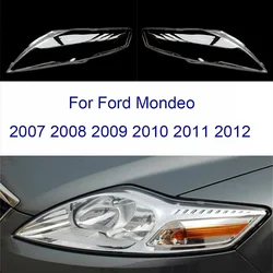 For Ford Mondeo 2007 2008 2009 2010 2011 2012 Car Front Headlight Lens Cover Case Lampshade Replacement Lens Shell Clear Lamp