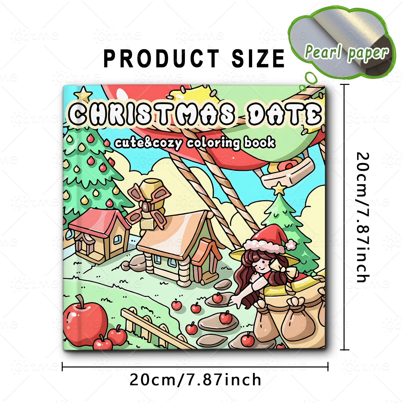 Libro para colorear cómodo y fácil con cita de Navidad, regalo educativo Montessori, libro de pintura con grafiti, juegos de dibujo, juguetes, regalo de Navidad