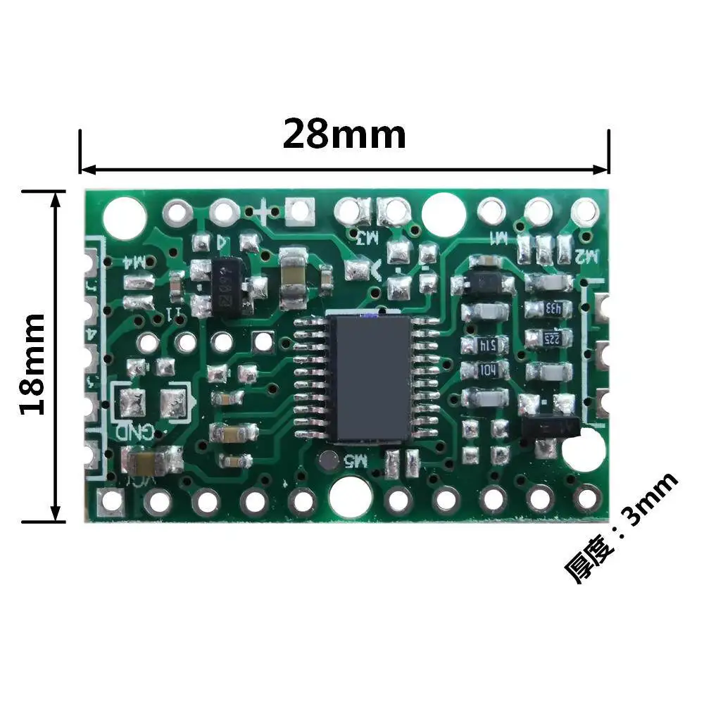 HSJ126 125kHz Card Reader ID Card Swiping Module Serial Port Module Access Control Card Reader Low Power Consumption