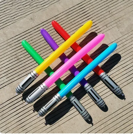 90cm Kawaii Inflatable Lightsaber Toy Boy Suitable for Star Fans Children Outdoor Soft Stick War Game Birthday Party Prop Gift view 2