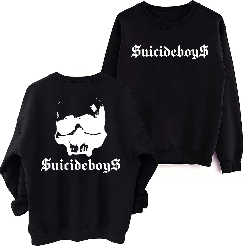 

$uicideboy$ G59 2024 Tour Sweatshirt Oversized Harajuku Round Neck Long Sleeve Sweatshirts Music Tour Fans Gift Tops