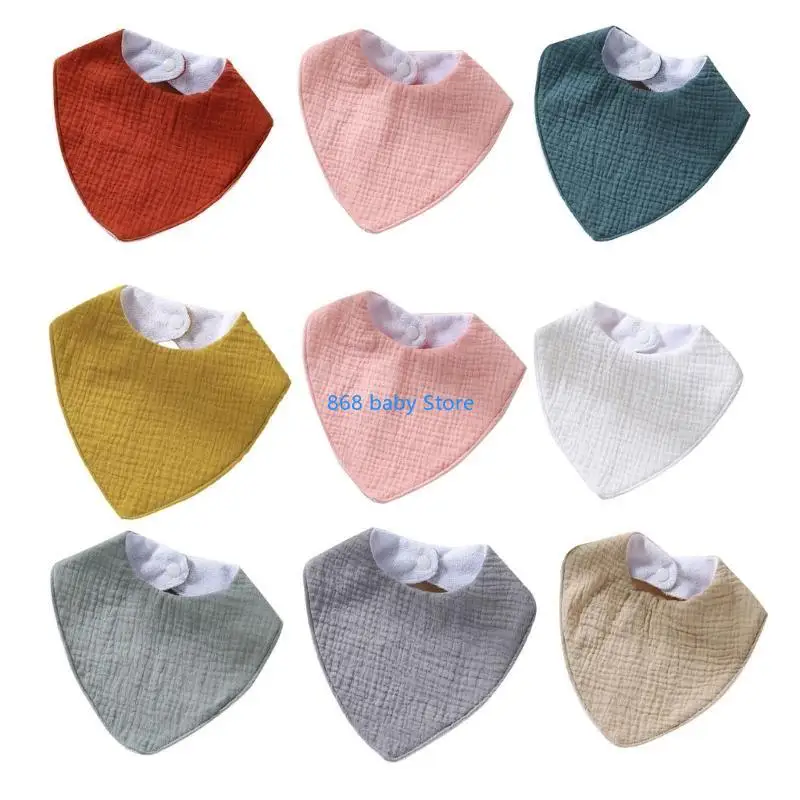 29EE مرايل قطنية لطيفة وذات قدرة على الامتصاص، مرايل عصرية ومتعددة الاستخدامات لأوقات الوجبات الفوضوية #4