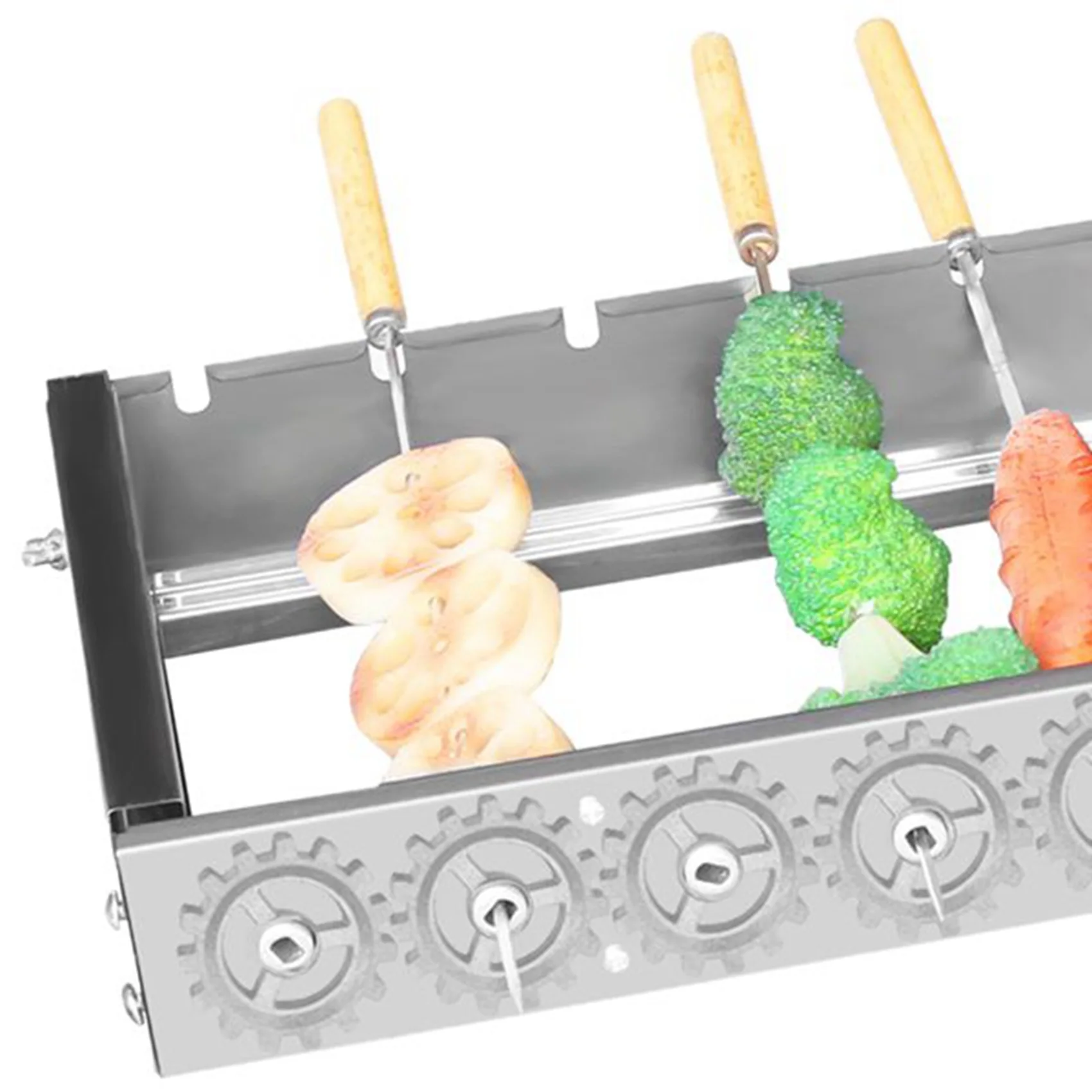 

LLCS-20 шт. Запасные части для решетки для барбекю: термостойкие аксессуары, автоматические вращающиеся мини-колеса из алюминия