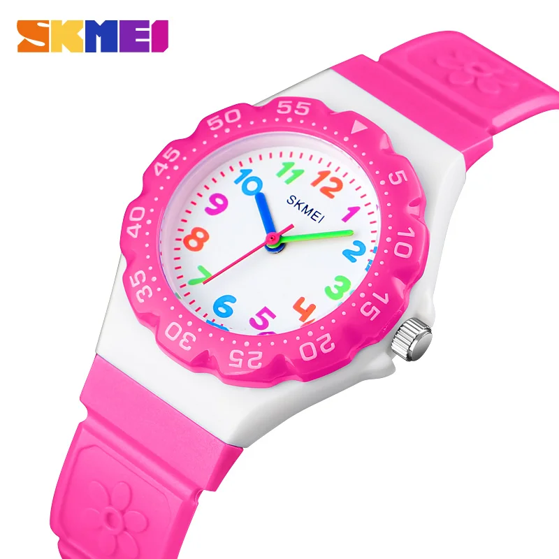 

SKMEI 1483 Fashion Outdoor Watches Sports Kids Waterproof PU Wristband Quartz Children Wristwtatch For Boys Girls