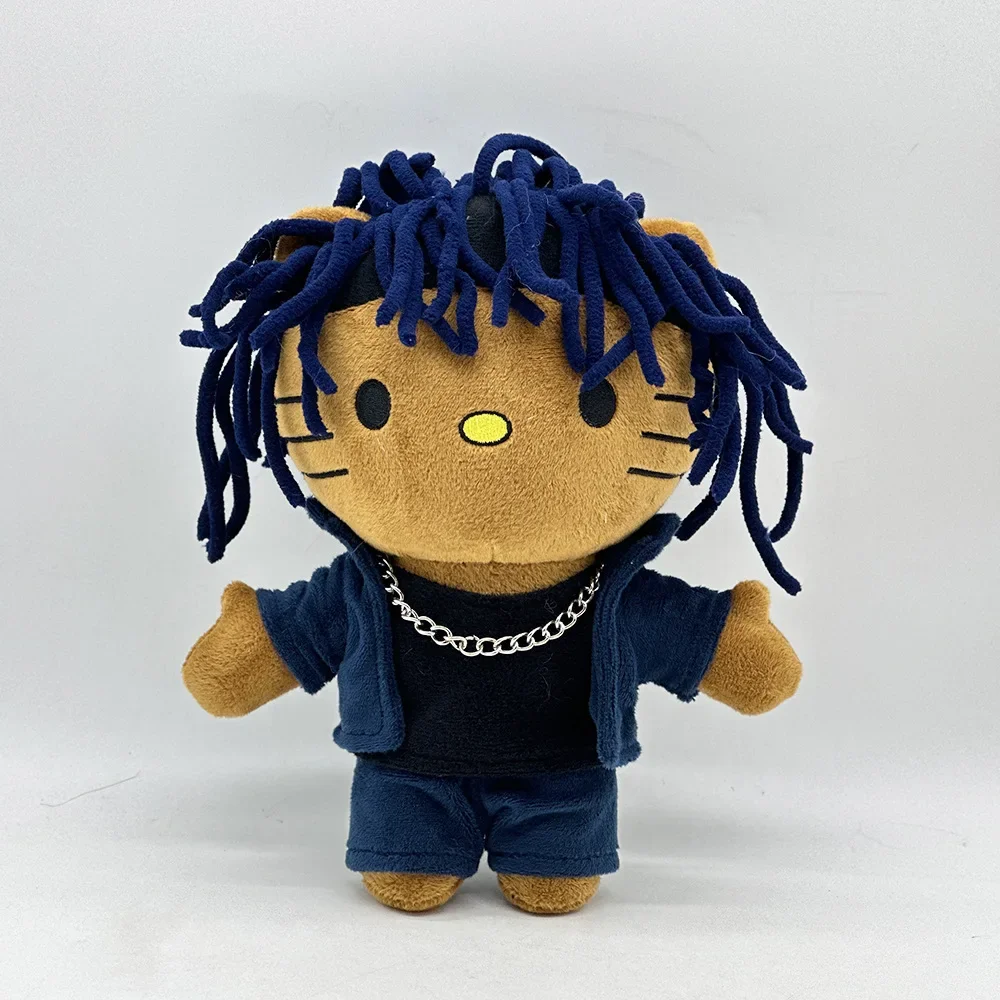 Hello Kitty As The Weeknd Animation Plush Doll Plushies Stuffed Toys Cute Cartoon Kids Boys Girls Birthday Christmas Gifts