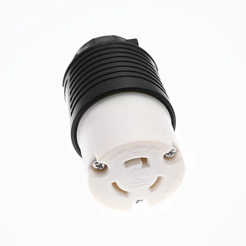 NEMA L5-20P/L5-20R 125V 20A three pin American standard plug-in assembled generator dryer plug