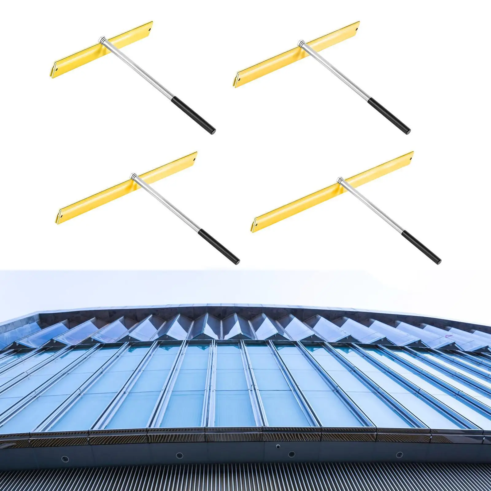 Sheet Metal Folding & Hemming Tool Folds up to 24 GA Steel Long Handle Home Standing Seam Roofing Tool for Forming HVAC Duct