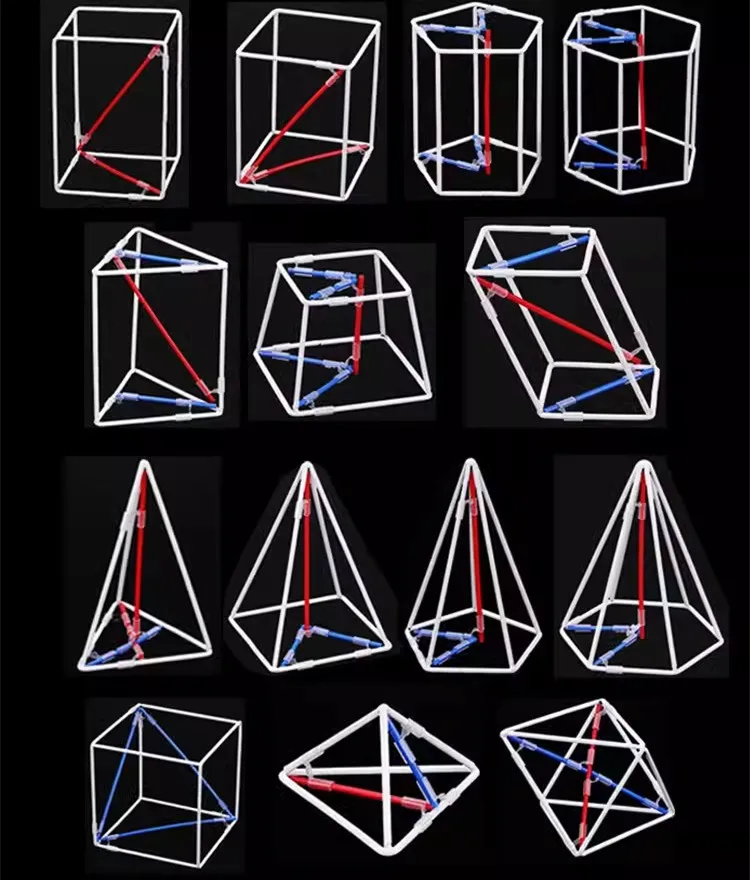 Mathematical Teaching Aids for Volumetric Area of Three-Dimensional Geometric Models and Spatial Shapes