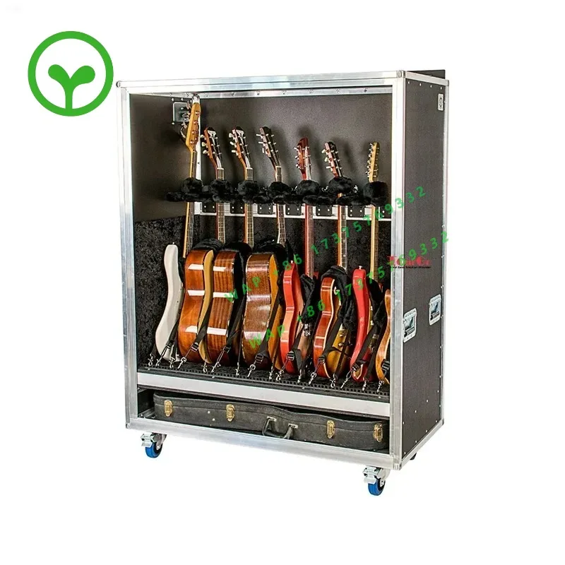 26 StyleDeluxe Multiple Guitar Case Transport Carrying Road Case