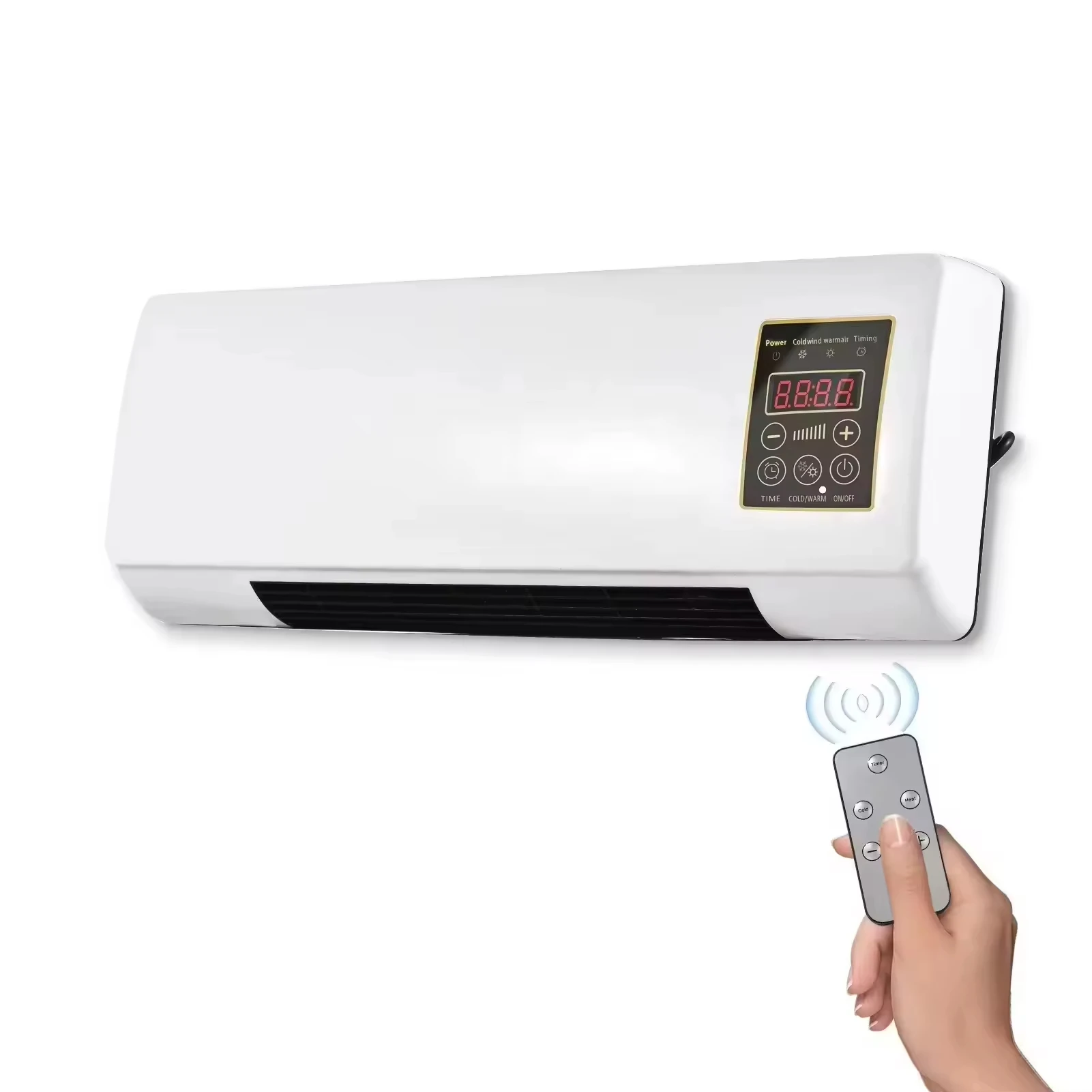 STLF المحمولة الاتحاد الأوروبي التوصيل 220 فولت PTC سخان كهربائي التحكم عن بعد الحائط مكيف الهواء لمكتب المنزل التدفئة السريعة ل