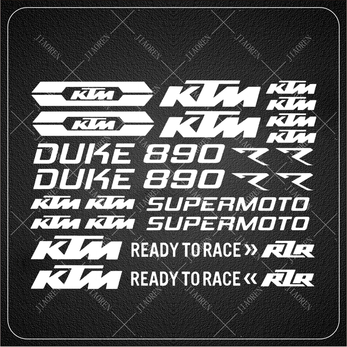 Motorcycle Ktm Duke 890 Sticker Decal