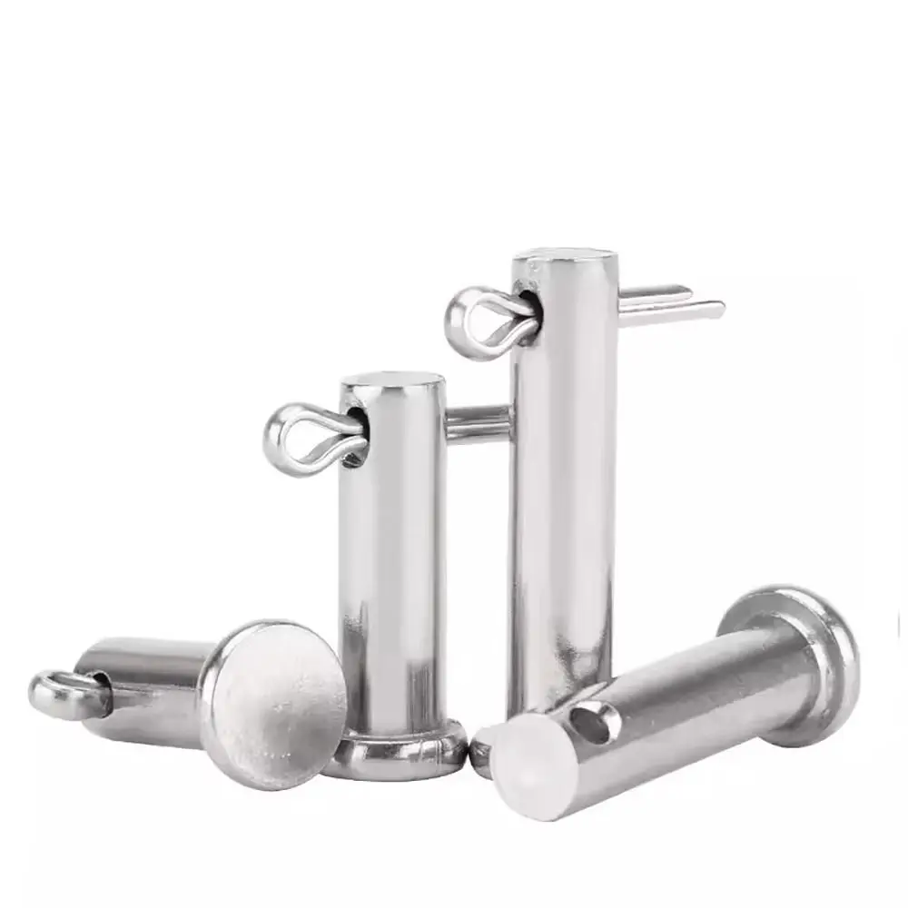 1Set New M3 Pin Shaft Cotter Flat Head 304 Stainless Steel Positioning Pin Cylindrical T Shape Plug Pin Set