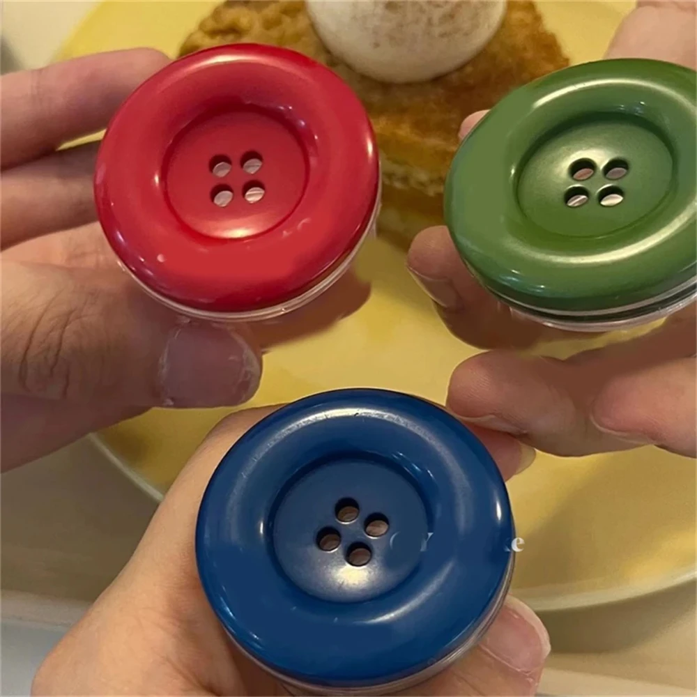 Ins красочная кнопка для телефона Griptok, держатель для кольца на палец, подставка для IPhone 17 Pro, складной однотонный карманный складной кронштейн для розетки