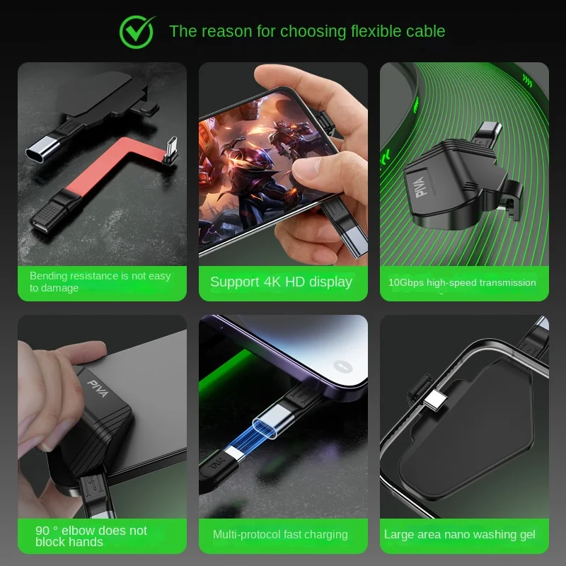 العالمي نوع-C شحن موصل USB-C شحن ميناء محول 4K 60 هرتز الهاتف المحمول الذيل التوصيل تمديد كابل لعبة محول
