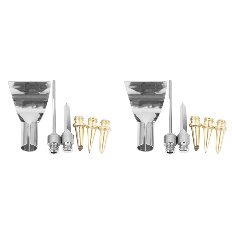 

AS94-12Pcs Replacement Copper Tips Nozzle Kit For Hs-1115K / Mt-100 Aerated Flame Butane Gas Soldering Iron