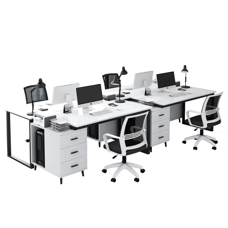 

Desk staff Double bedroom Computer table and chair combination Home simple desktop desk Office meeting table