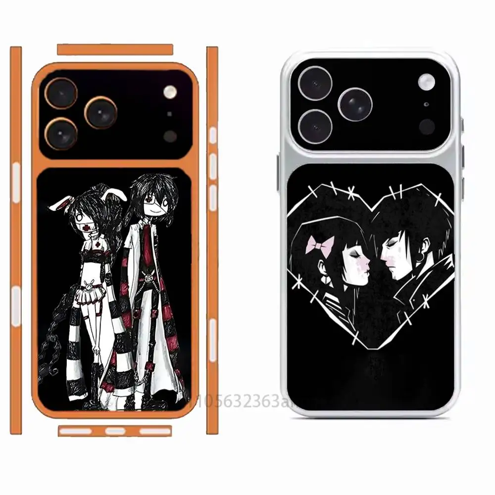 

Love Black and Cute Emo HD/Matte Full Coverage Films For iPhone 17 Pro Max 17 Pro