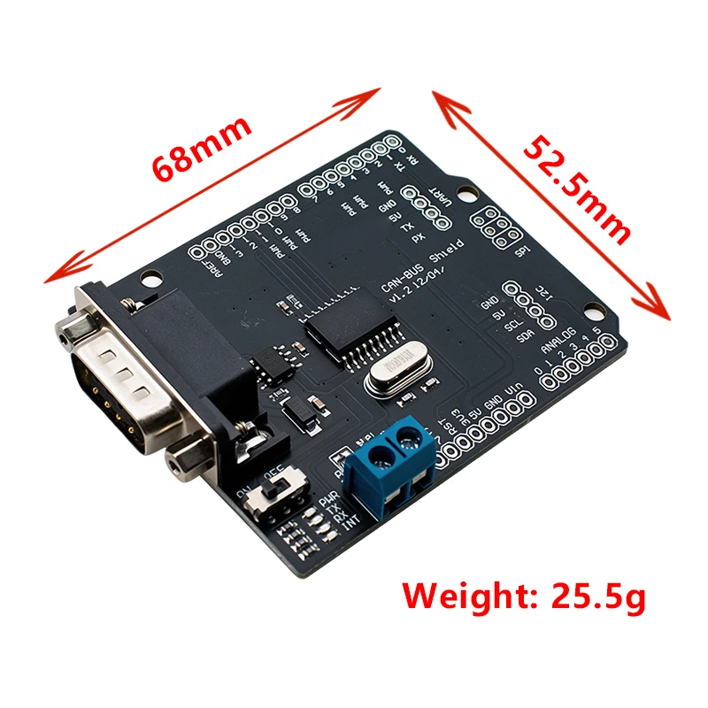 MCP2515 EF02037 CAN BUS Shield Controller Board Communication Speed High CAN V2.0B Module For Arduino For Freaduino DIY KIT