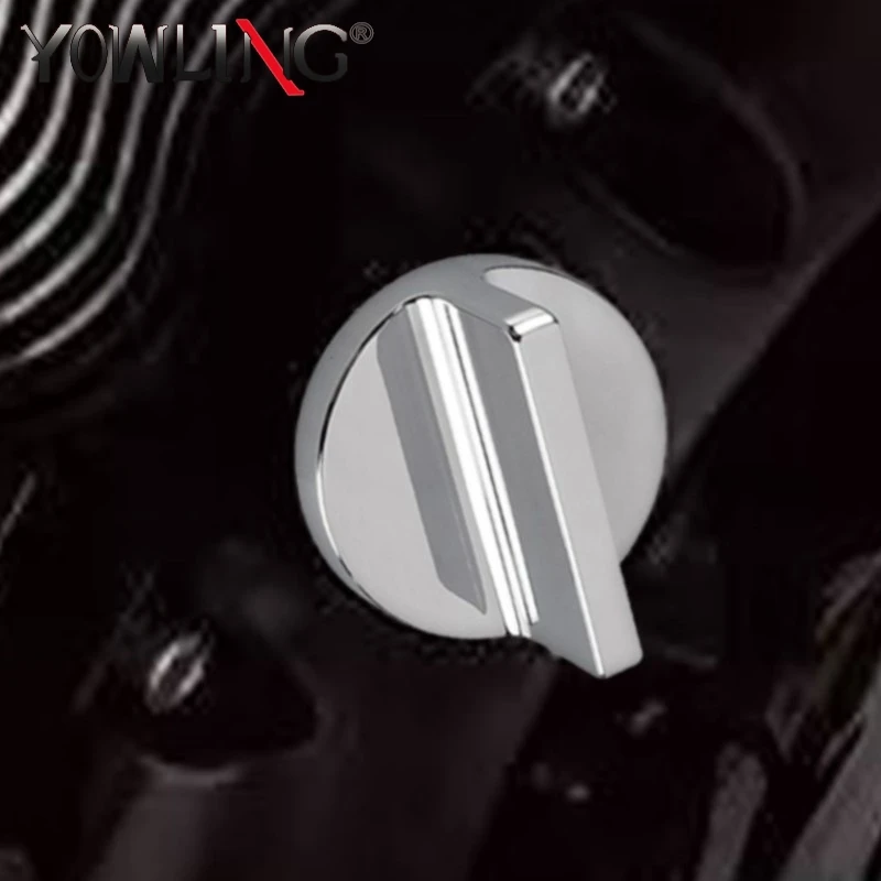 For Kawasaki VULCAN 900 2006-2021 2022 2023 2024 Motorcycle CNC Chrome Billte Oil Cap Vulcan 900 Classic / LT / SPECIAL EDITION