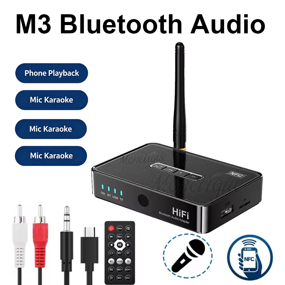 receptor-de-Audio-bluetooth-m3-35mm-aux-rca-usb-u-disk-tf-microfone-de-65mm-para-karaoke-musica-bt53-Audio-estereo-com-controle-remoto