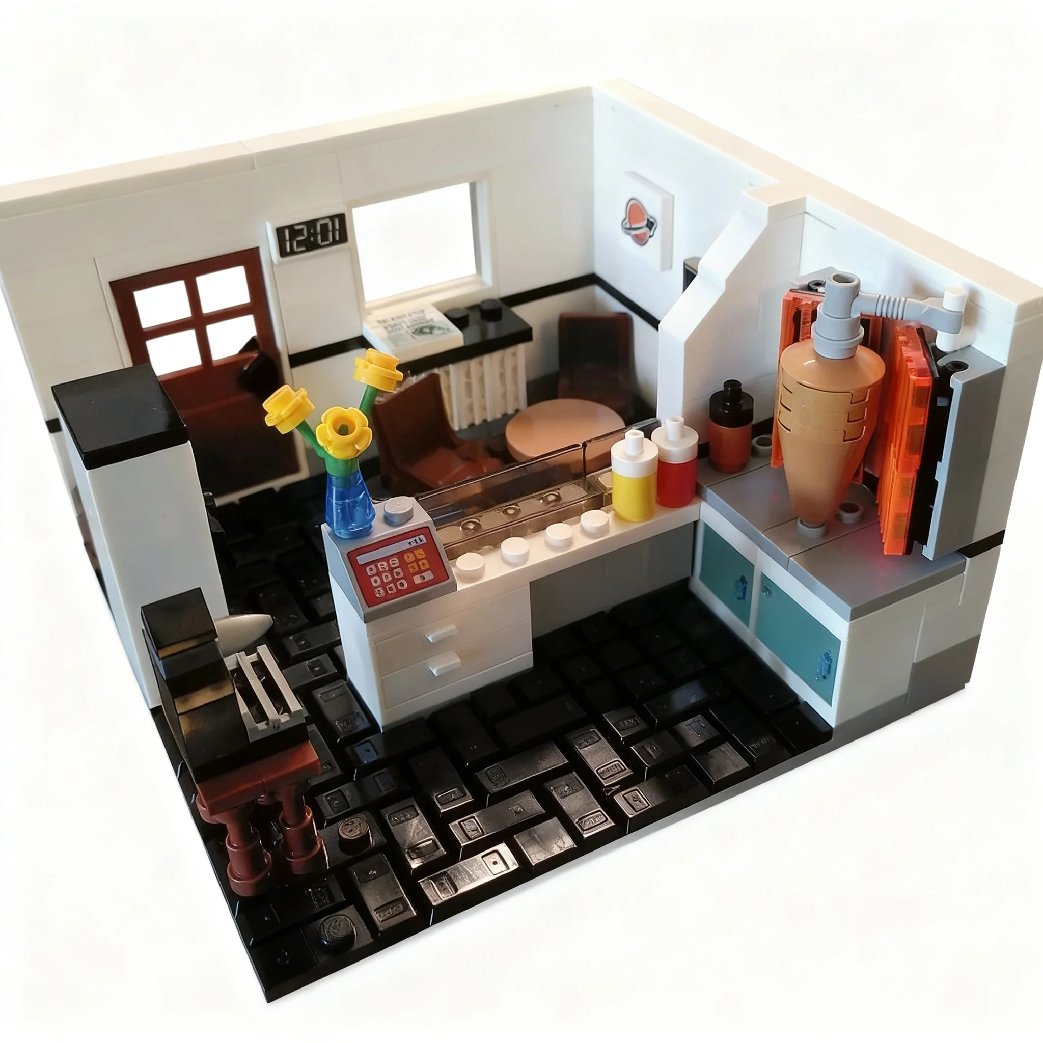 313pcs MOC At The Kebab Place Creator Model Toy Building Blocks Construction Christmas Gifts Brick Craft Education Collection